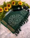 Kt 2114 Mul Cotton Silk Printed Bandhej Sarees